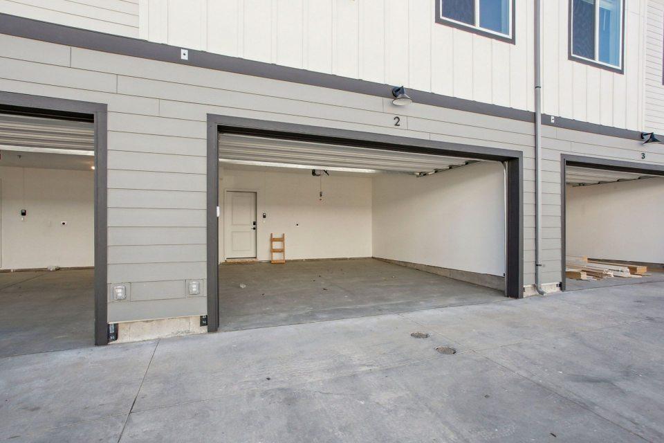 Attached 2-car garage